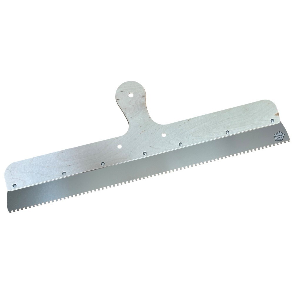 Egaliseerrakel RVS C1 60cm breed met vaste vertanding Egaliseerrakel RVS C1 60cm breed met vaste vertanding