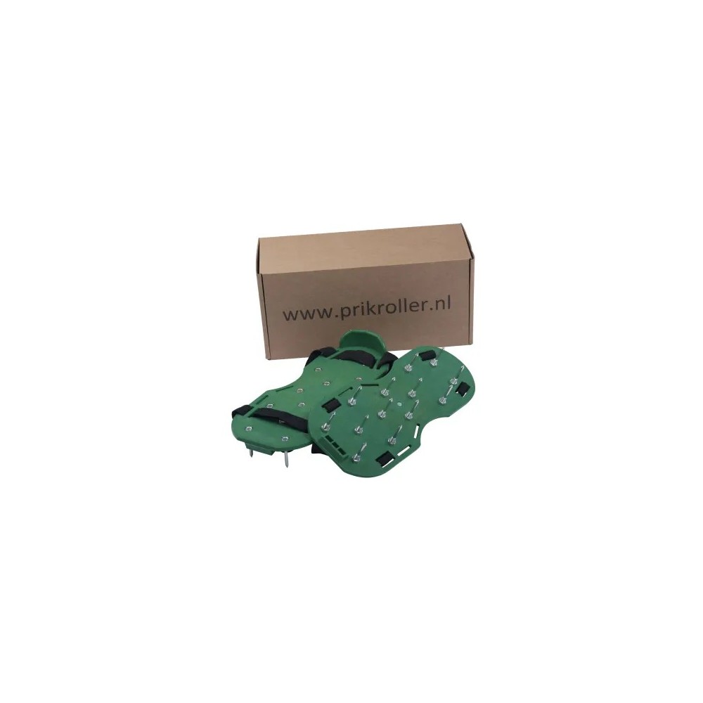 Prikschoenen om door natte coating, gietvloeren of egaline te kunnen lopen.