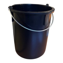 Mengemmer 30L. zwart met beugel (HDPE)