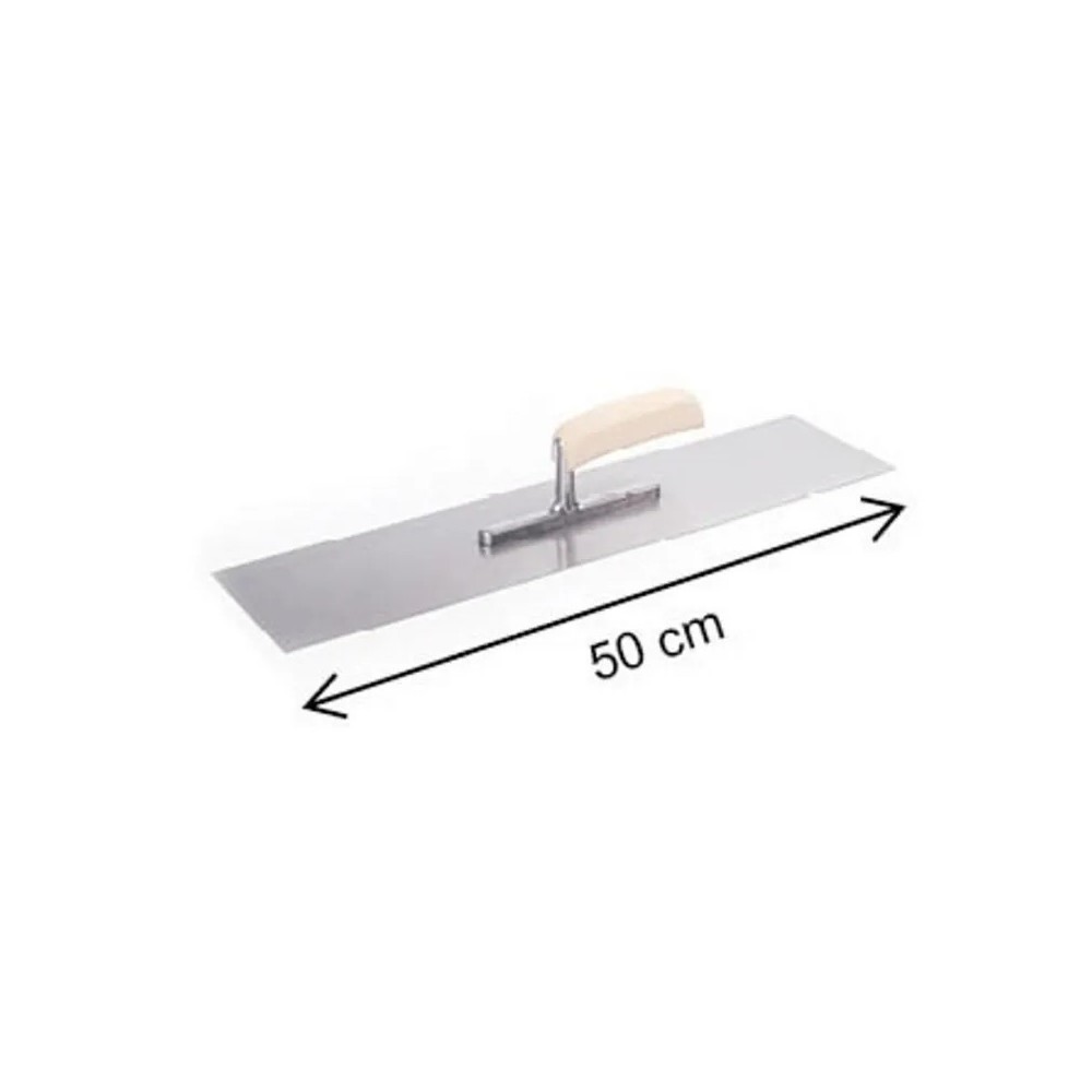 Vlakspaan 50 centimeter lang en 13 centimeter breed. Vlakspaan 50 centimeter lang en 13 centimeter breed.