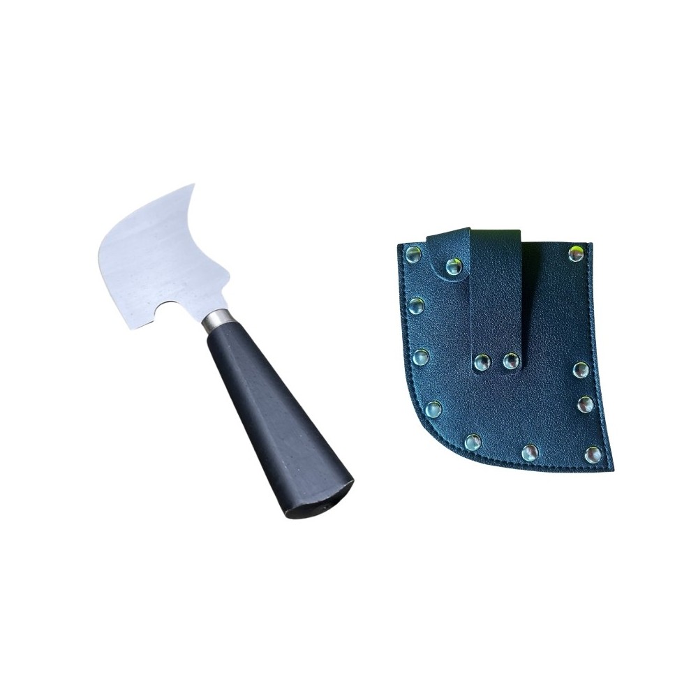 Kwartmaanmes met beschermhoes