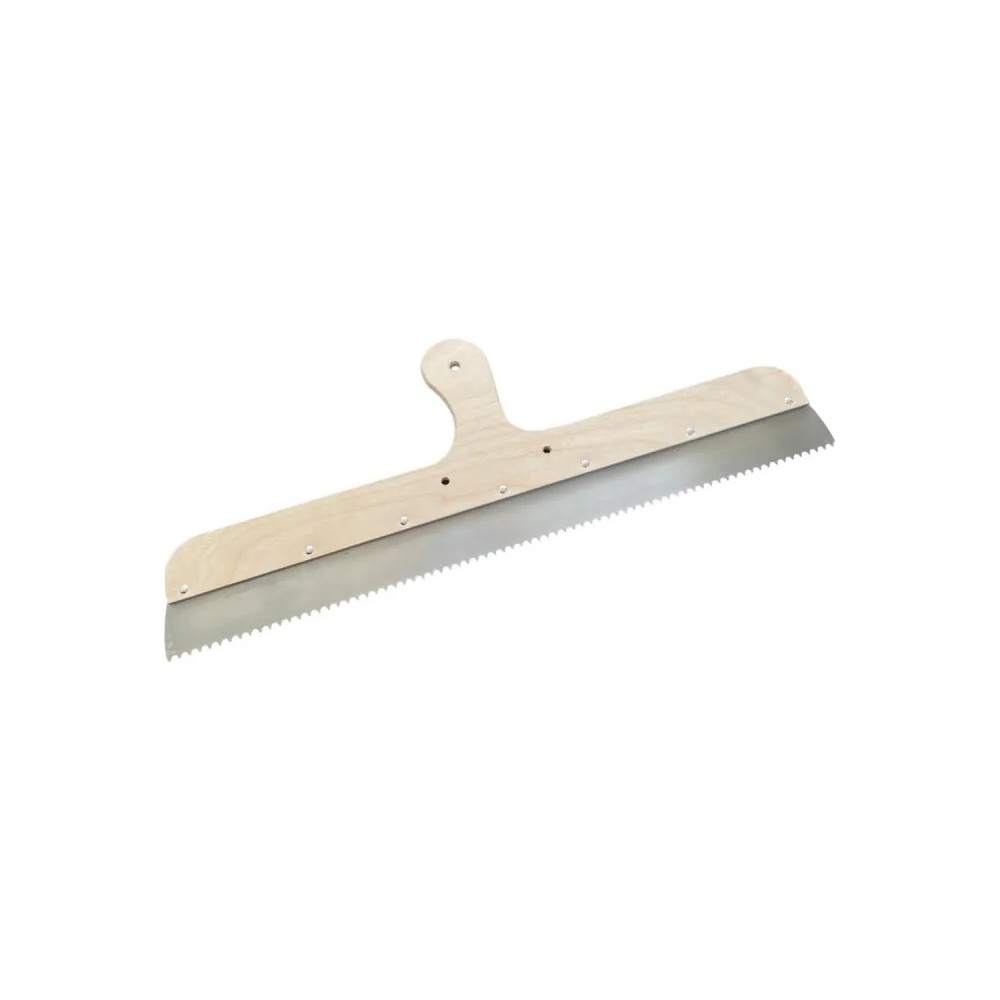 Egaliseerrakel RVS R3 60cm breed met vaste vertanding Egaliseerrakel RVS R3 60cm breed met vaste vertanding