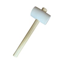 Rubber Hamer Wit 450 gram | Professioneel | Prikroller.nl