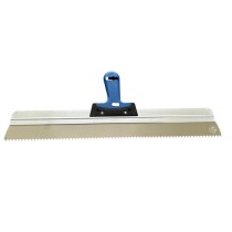 Egaliseerrakel kunststof handvat RVS 60cm breed met vaste vertanding R4