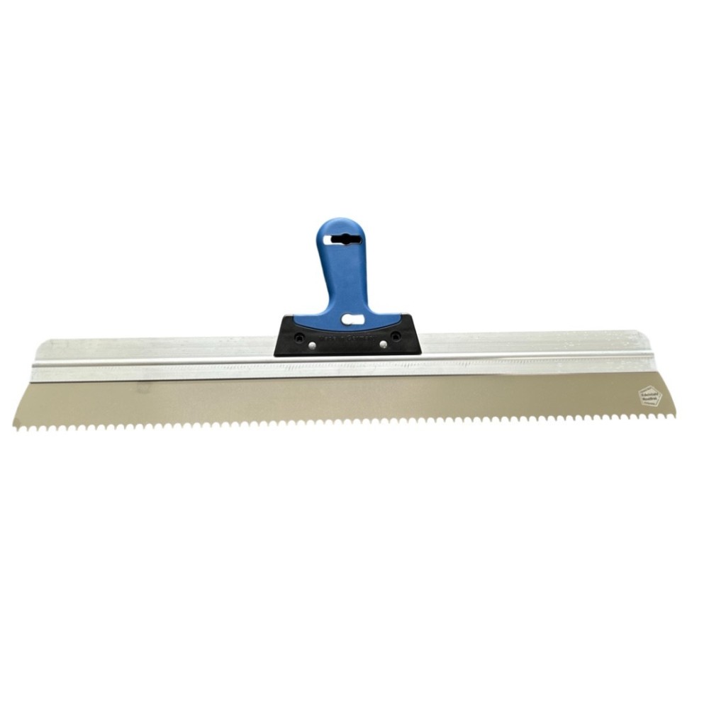 Egaliseerrakel kunststof handvat RVS 60cm breed met vaste vertanding R4 Egaliseerrakel kunststof handvat RVS 60cm breed met vaste vertanding R4