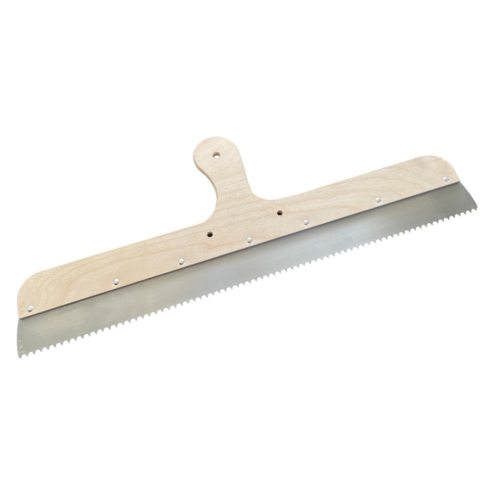 Egaliseerrakel DIY RVS R4 60cm breed met vaste vertanding