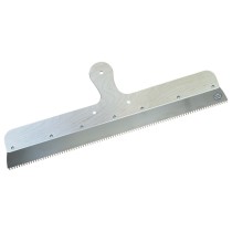 Egaliseerrakel RVS R2 60cm breed met vaste vertanding