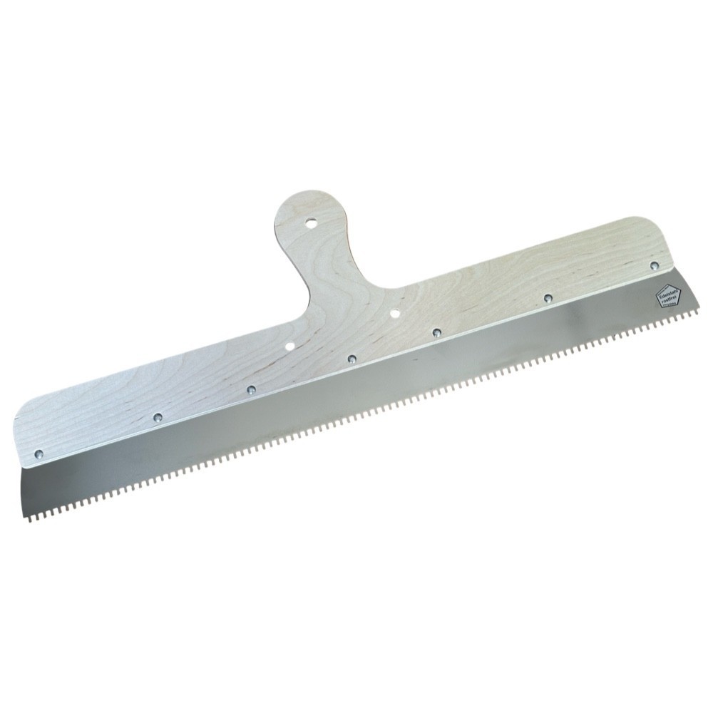 Egaliseerrakel RVS R2 60cm breed met vaste vertanding